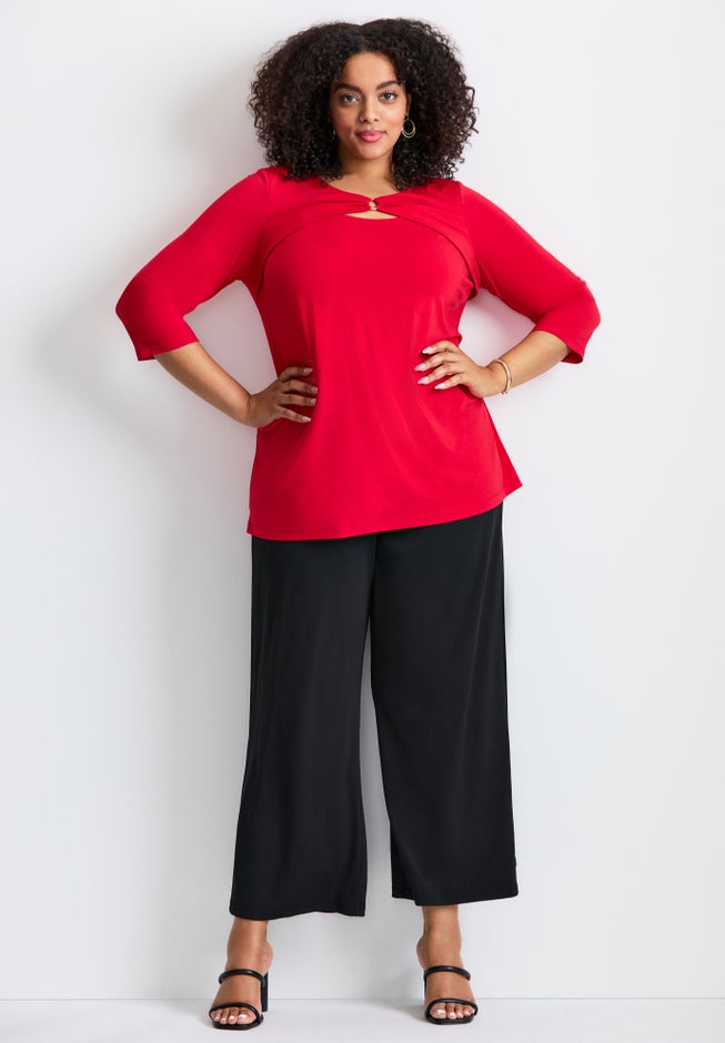 Knot Front Keyhole Top image number 3