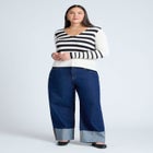 Abstract Striped Sweater image number null