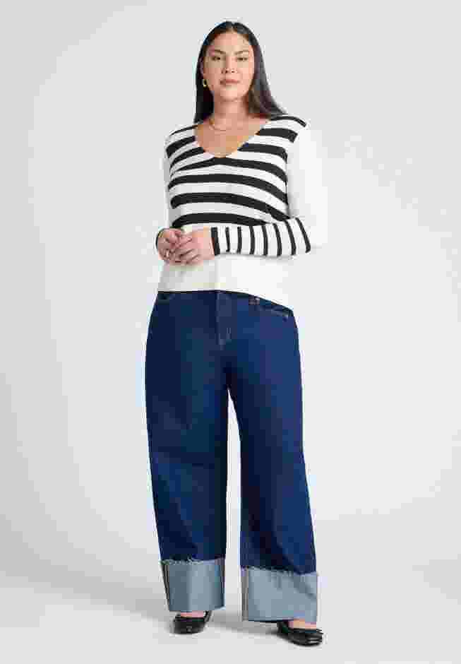 Abstract Striped Sweater image number 2
