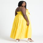 Flower Bustier Maxi Dress image number null