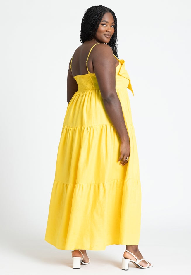 Flower Bustier Maxi Dress image number 1