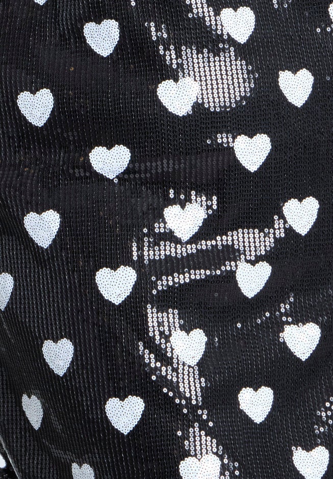 Mini Heart Sequin Dress image number 5