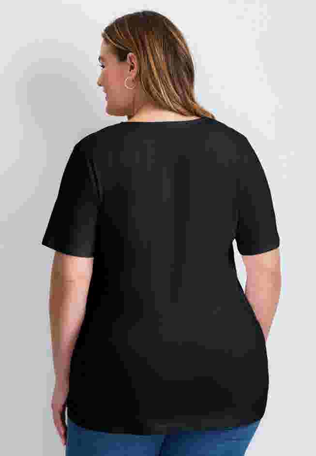 Lacing Detail Tunic Tee image number 1