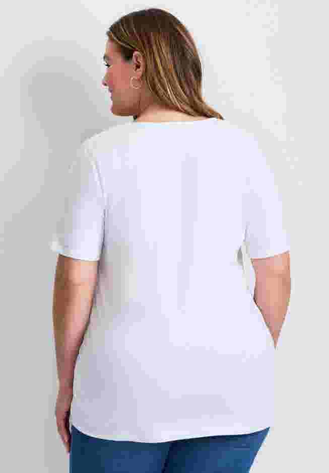Lacing Detail Tunic Tee image number 1