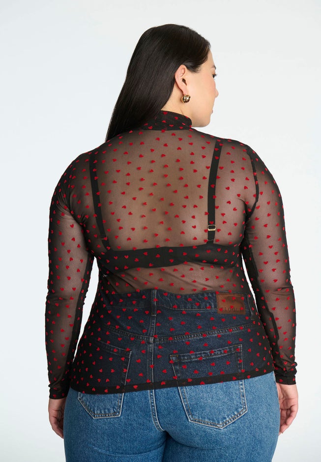Mesh Heart Top image number 1