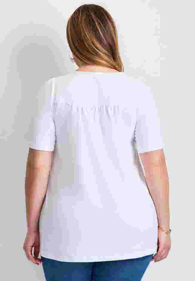 Smocked Squareneck Top image number 1