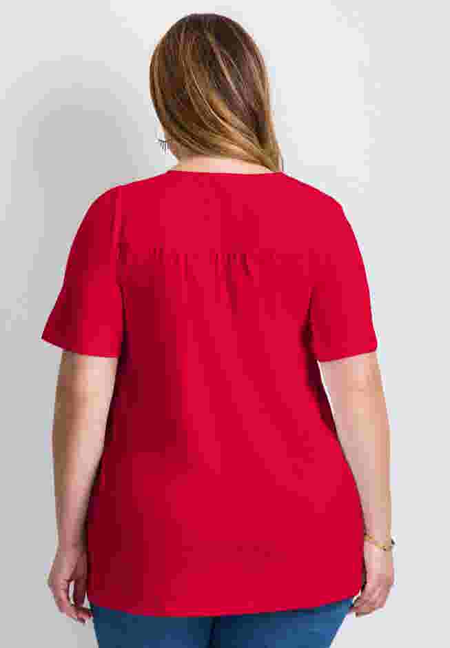 Smocked Squareneck Top image number 1
