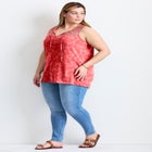 Lace Yoke Detail Tank image number null