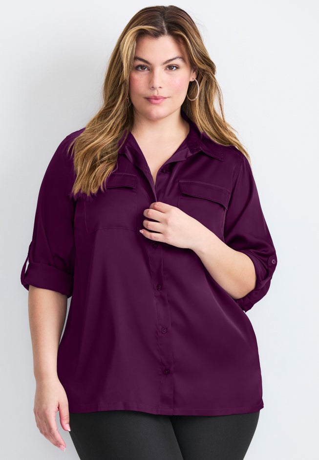 Sateen Utility Shirt image number 3