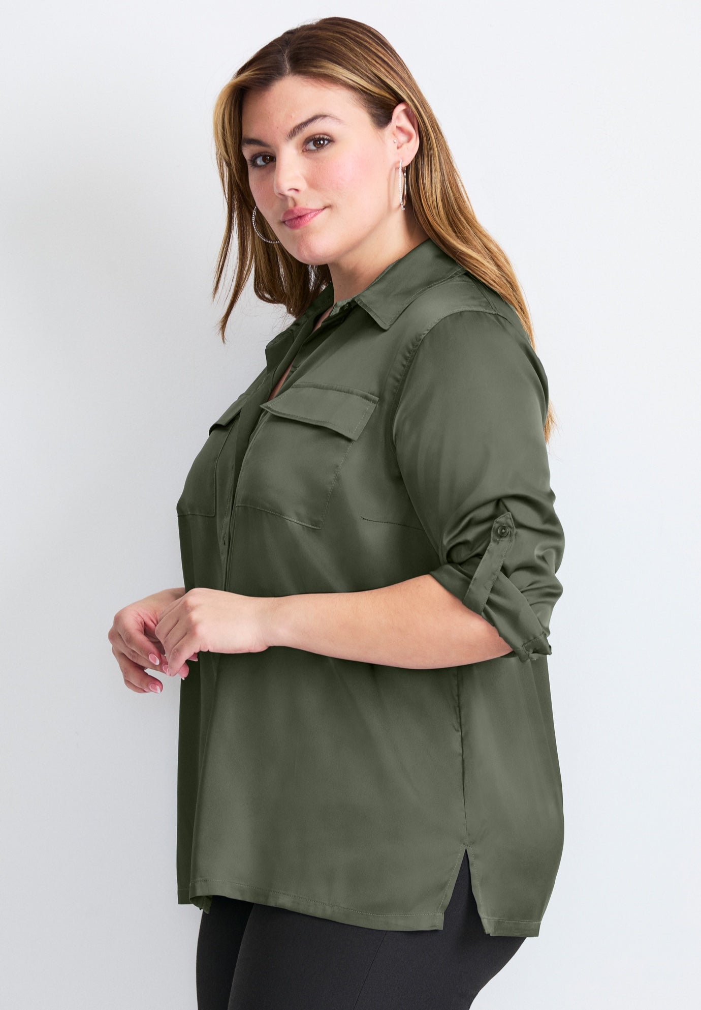 Sateen Utility Shirt image number 2
