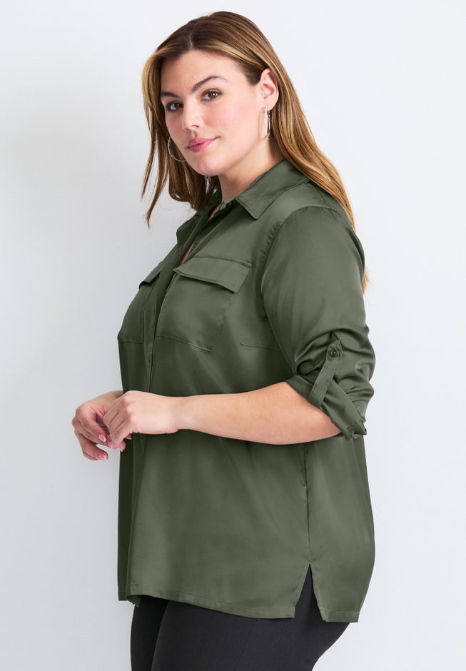 Sateen Utility Shirt image number 2