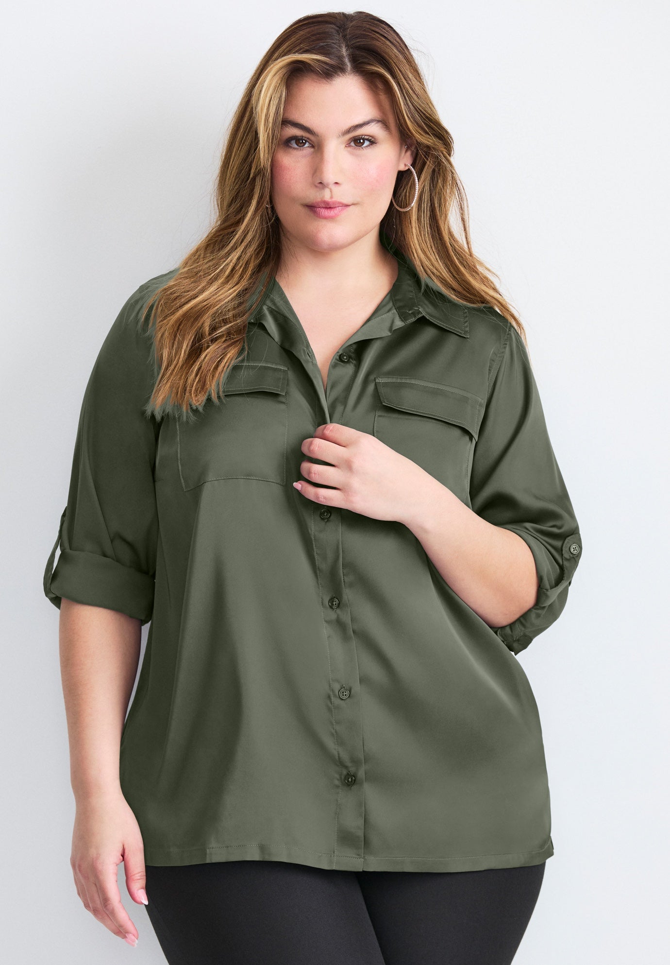 Sateen Utility Shirt image number 3
