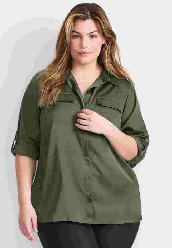 Sateen Utility Shirt image number 3