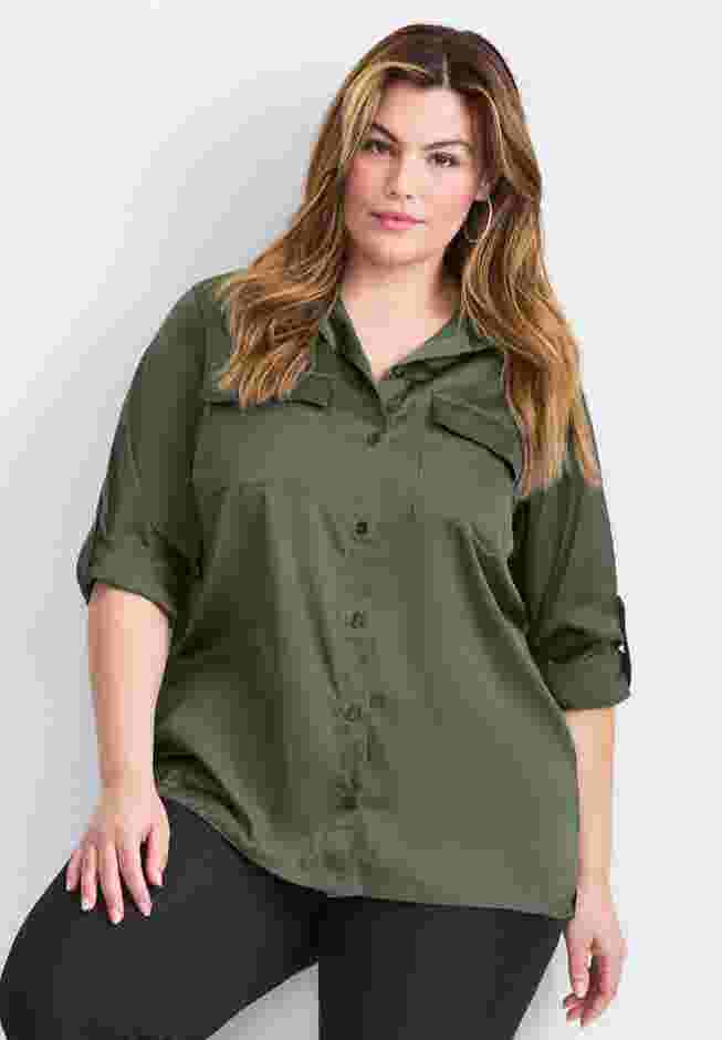 Sateen Utility Shirt image number 0