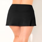 Side Slit Swim Skirt With Built-In Brief image number null