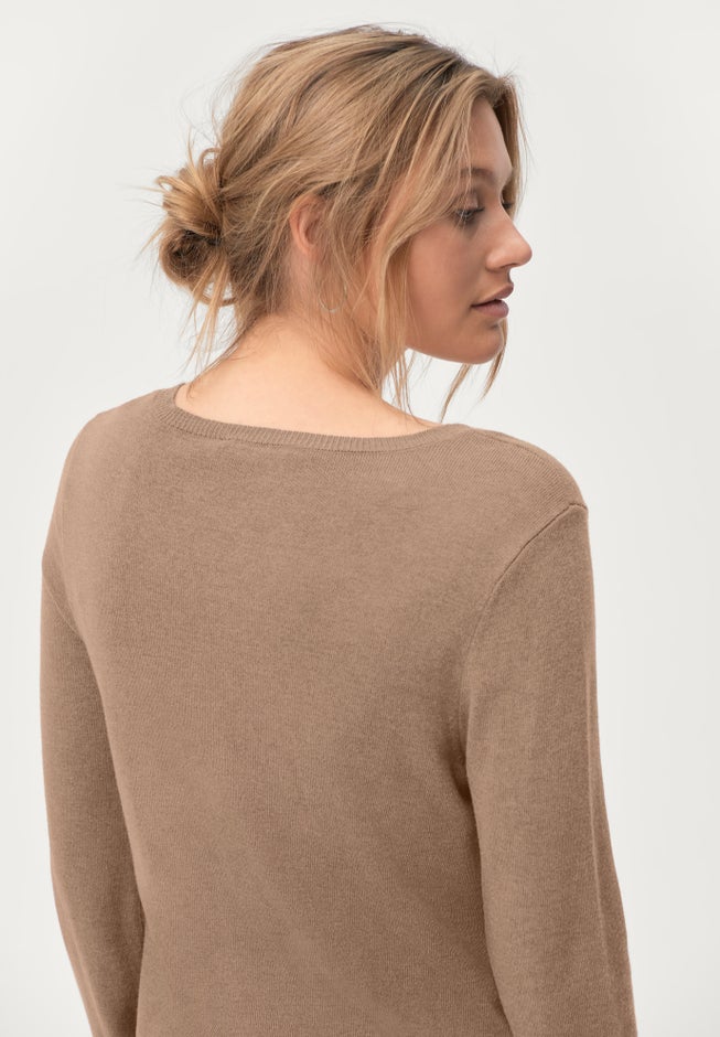 V-Neck Sweater Tunic image number 1