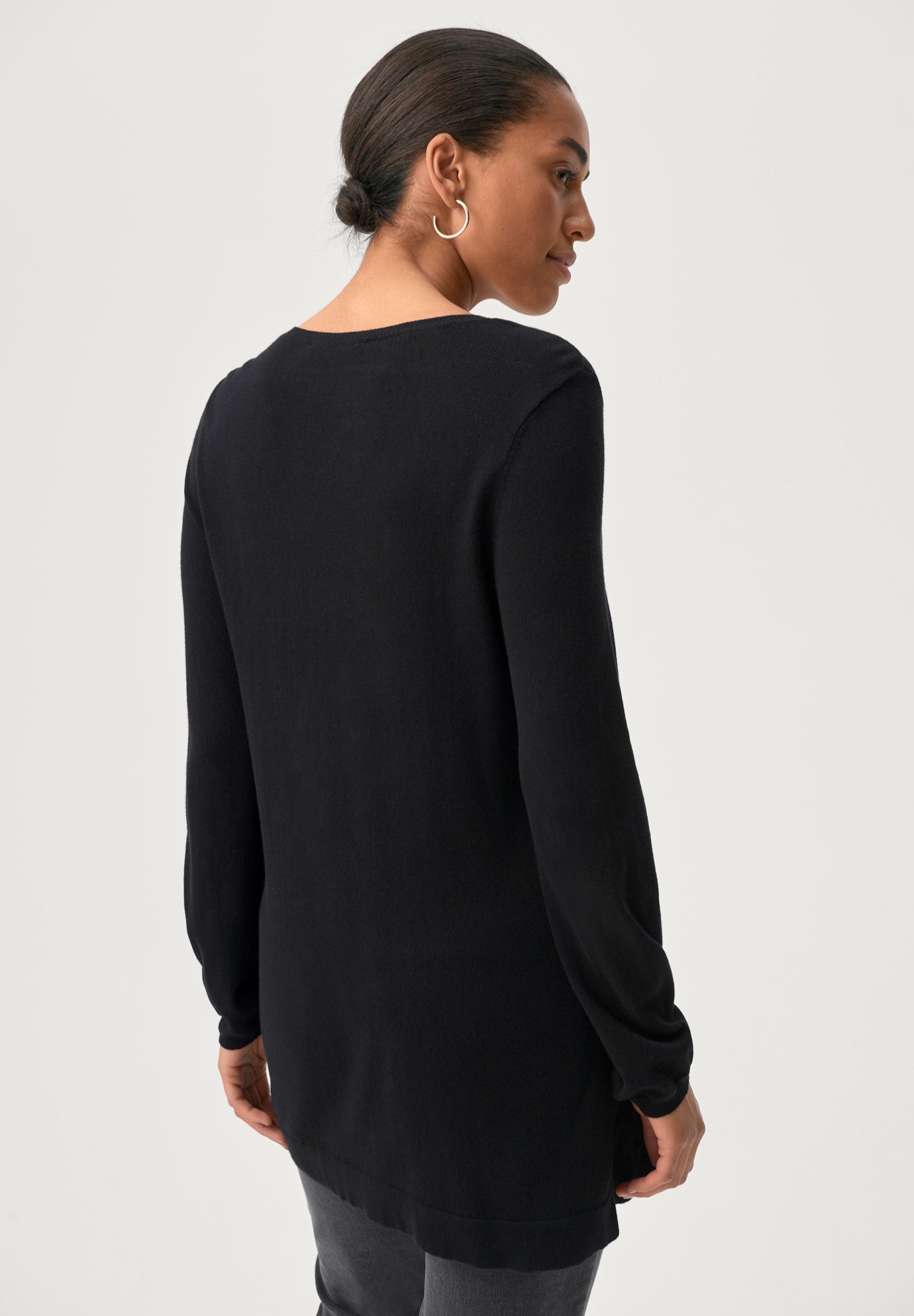V-Neck Sweater Tunic image number 2