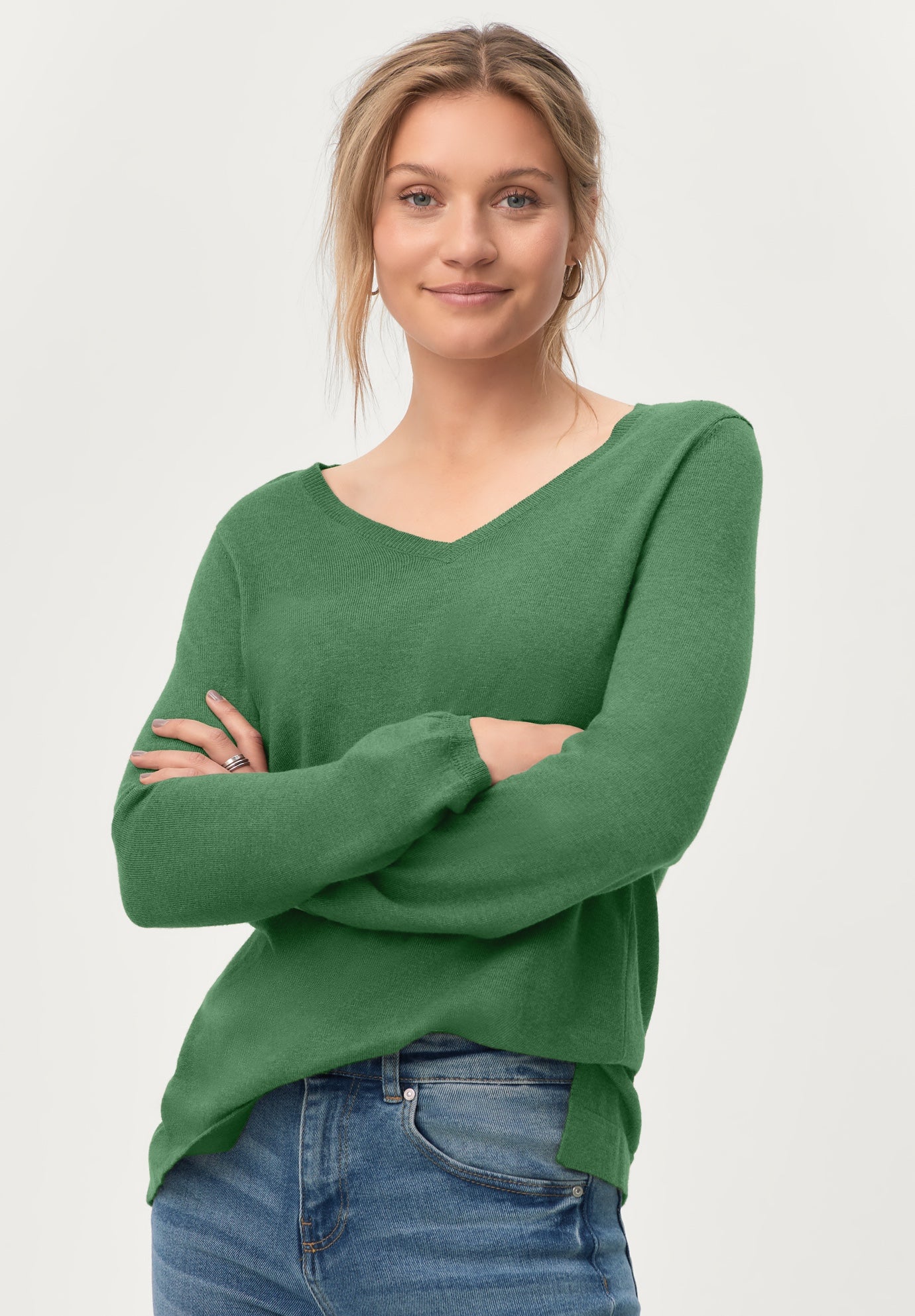 V-Neck Sweater Tunic image number 0