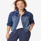 Classic Stretch Denim Jacket image number null
