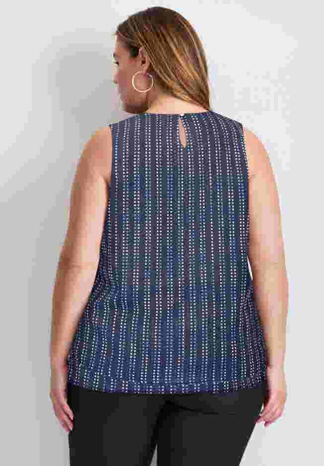 Sleeveless Double Layer Swing Tank image number 1