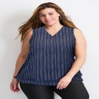 Sleeveless Double Layer Swing Tank image number null