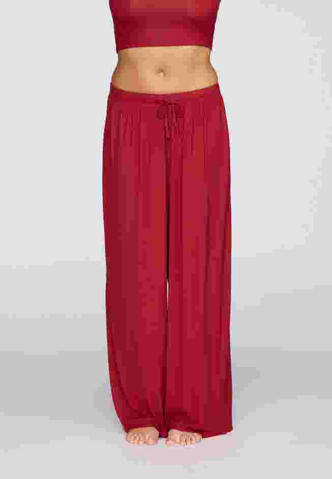 The Drawstring Pant - Modal Silk Rib image number 0