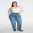 Lace Flared Sleeve Blouse image number null