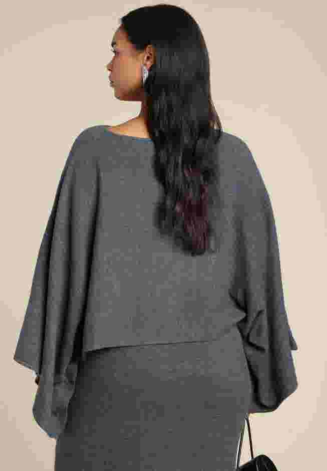 Draped Cropped Sweater image number 2