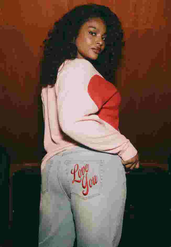 Embroidered Naomi Straight Leg Jean image number 0