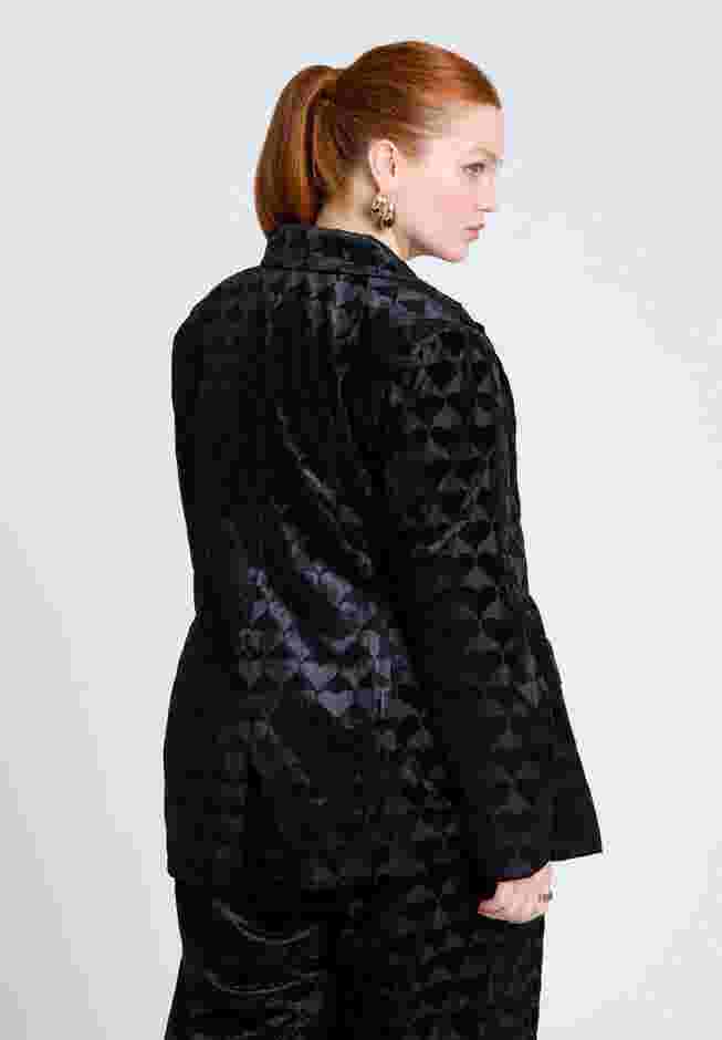 Heart Velvet Blazer image number 1