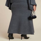 Sweater Maxi Skirt image number null