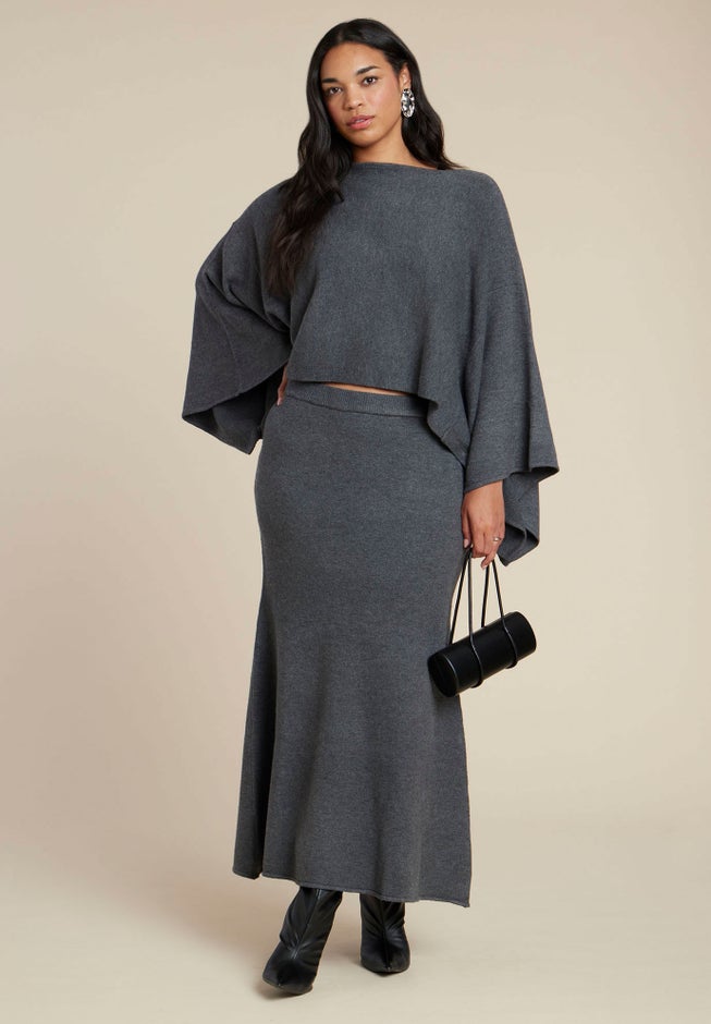 Sweater Maxi Skirt image number 2