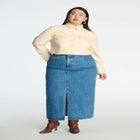 Faux Leather Shacket image number null