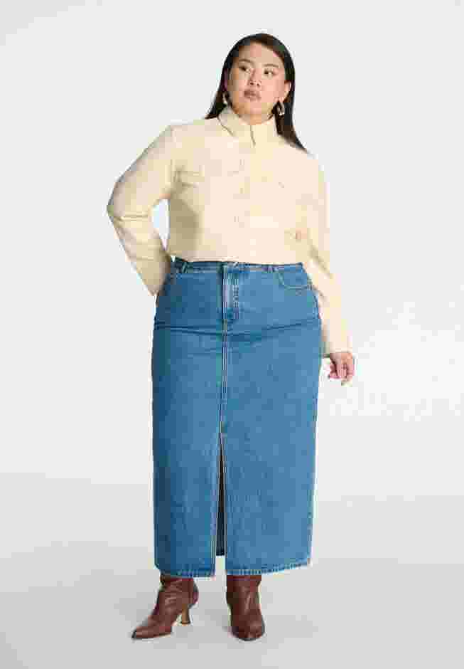 Faux Leather Shacket image number 2