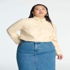 Faux Leather Shacket image number null