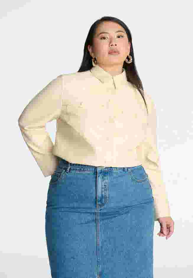 Faux Leather Shacket image number 0