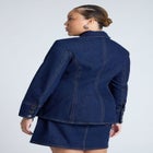 Laced Denim Jacket image number null