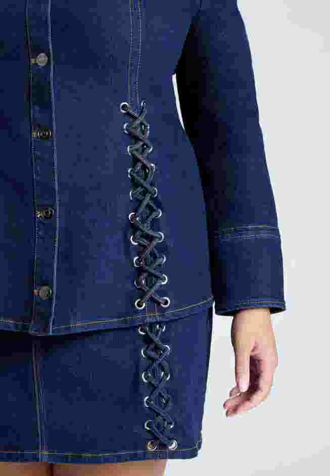 Laced Denim Jacket image number 3