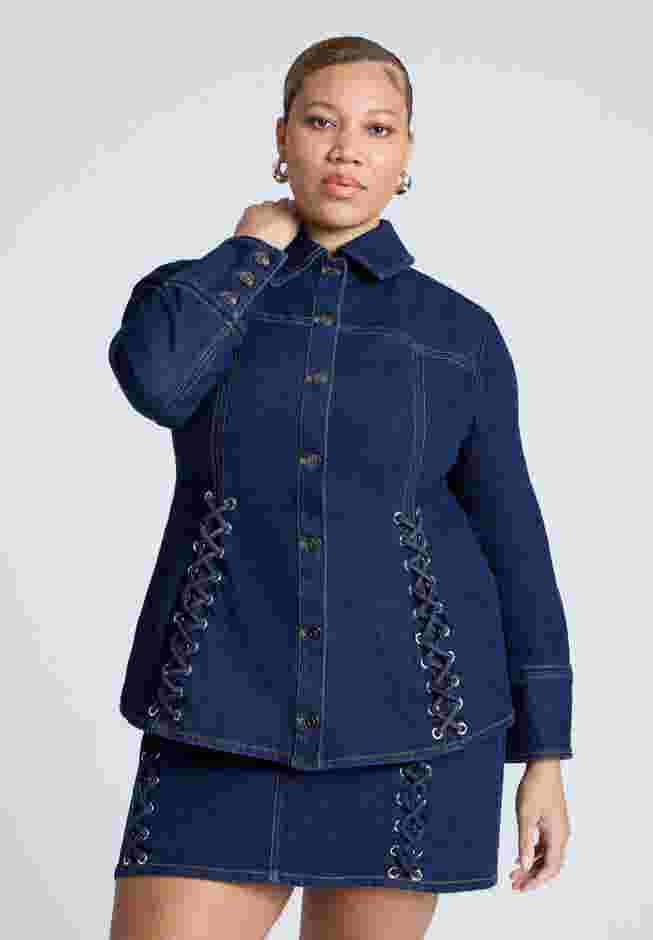 Laced Denim Jacket image number 0