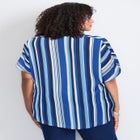 Knot Front Dolman Sleeve Blouse image number null