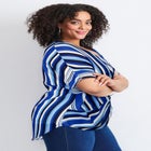 Knot Front Dolman Sleeve Blouse image number null