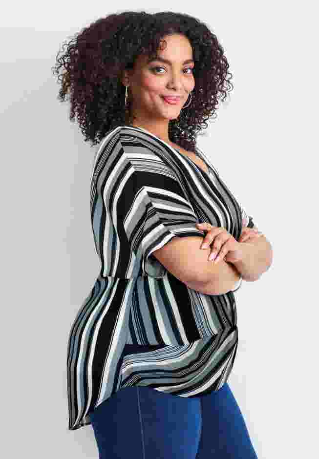 Knot Front Dolman Sleeve Blouse image number 2