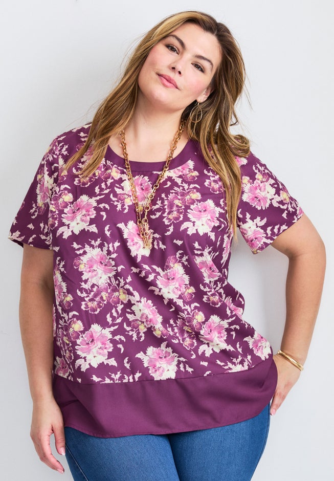 Color Block Hem Top image number 3