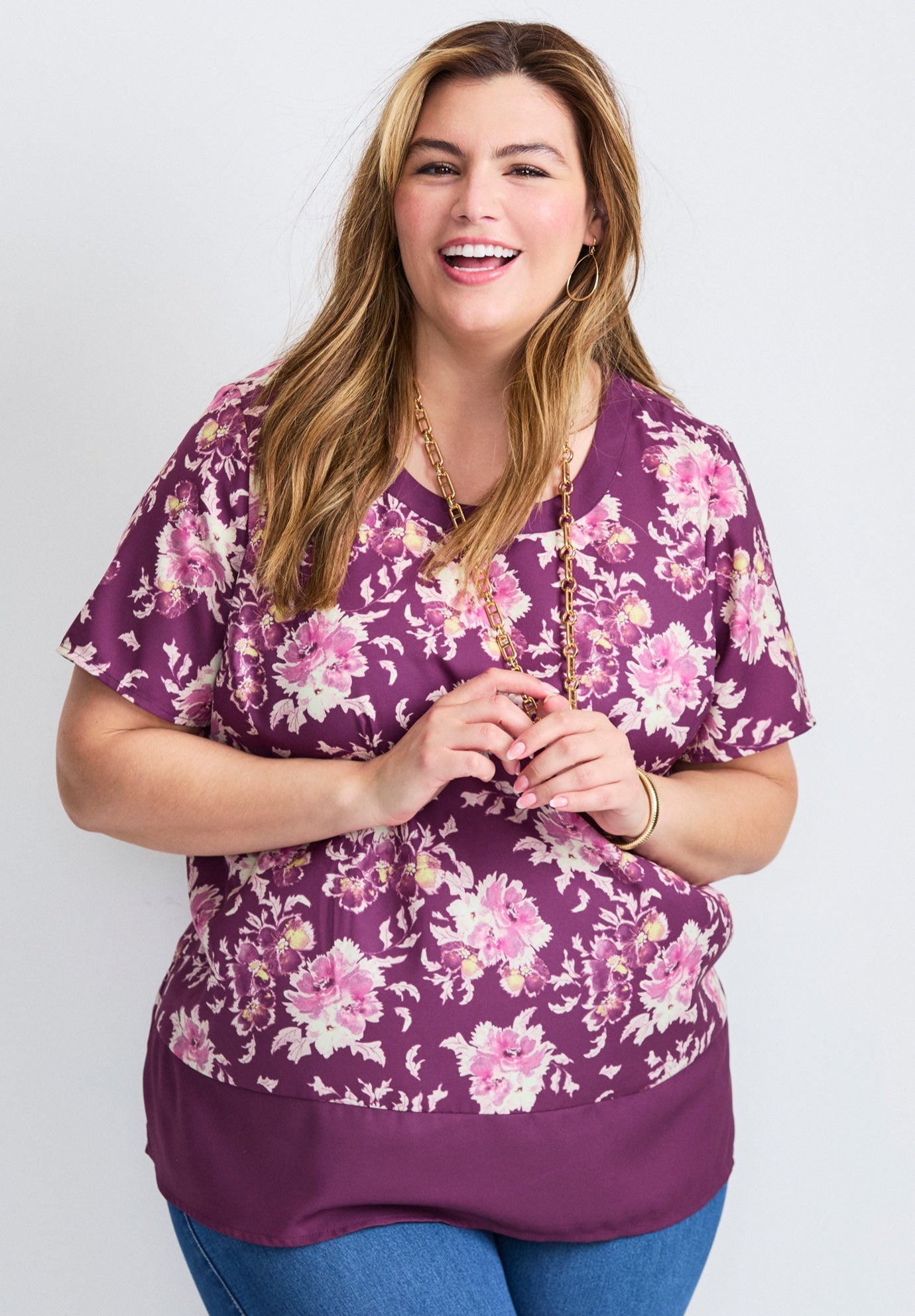 Color Block Hem Top image number 0