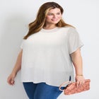 Lightweight Dolman Sweater image number null