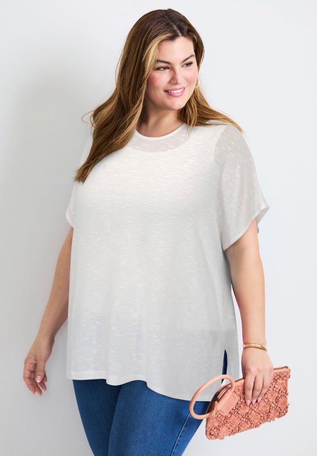 Lightweight Dolman Sweater image number 3