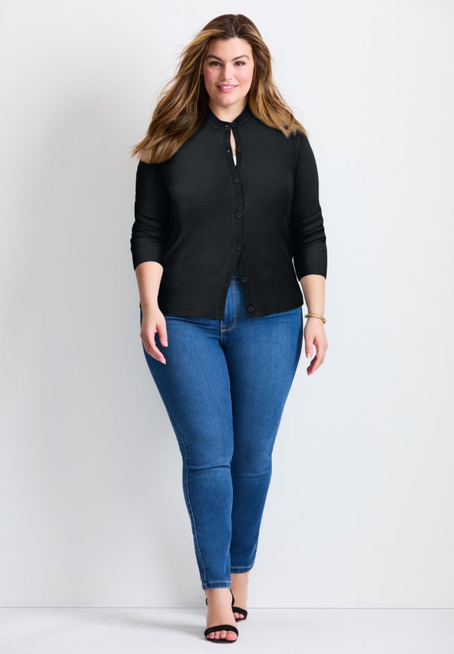 Signature Fine Gauge Cardigan image number 1