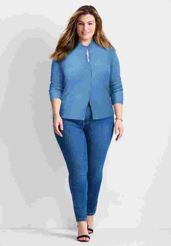 Signature Fine Gauge Cardigan image number 0