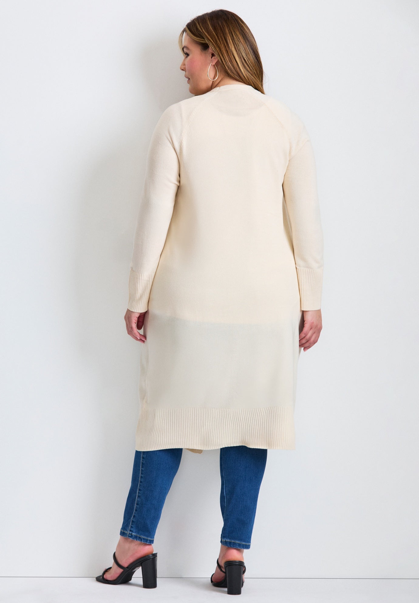 Raglan Sleeve Duster Cardigan image number 1