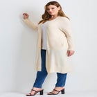 Raglan Sleeve Duster Cardigan image number null